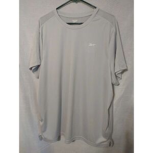 REEBOK Speedwick REEcycled Short Sleeve Athletic T Shirt Men's Size XL Gray
